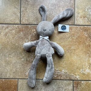 BBSKY Bunny Rabbit Lovey Plush 15" White Stitched Eyes Stuffed Animal Kids Toy